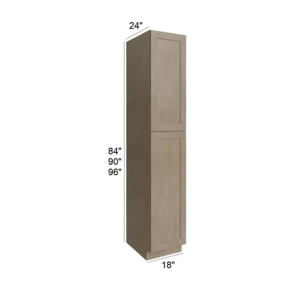 Manatee Gray - RTA Utility Cabinet 18" x 84"