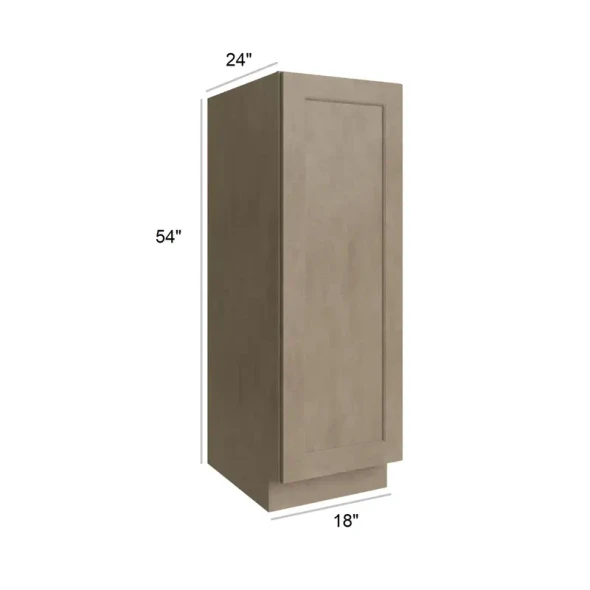 Manatee Gray - RTA Utility Base Cabinet 18" x 54" x 24"