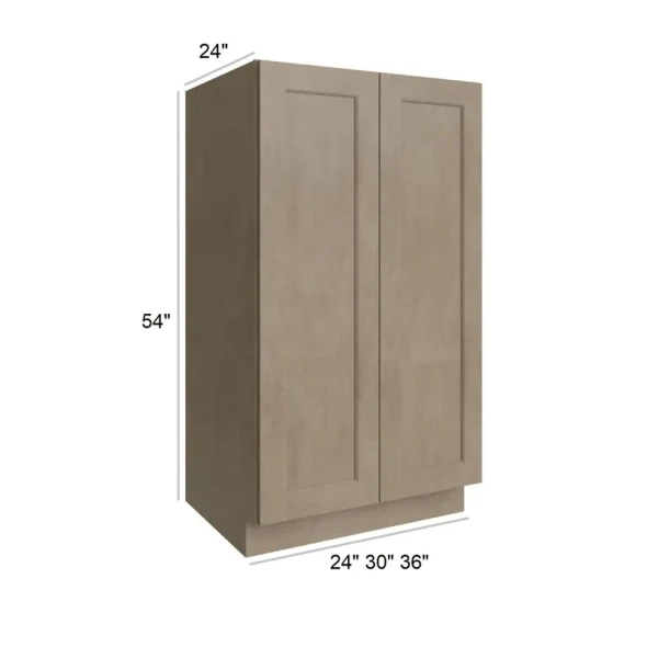 Manatee Gray - RTA Utility Base Cabinet 30"x54"x24"