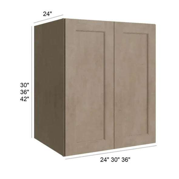 Manatee Gray - RTA Utility Wall Cabinet 30" x 30" x 24"
