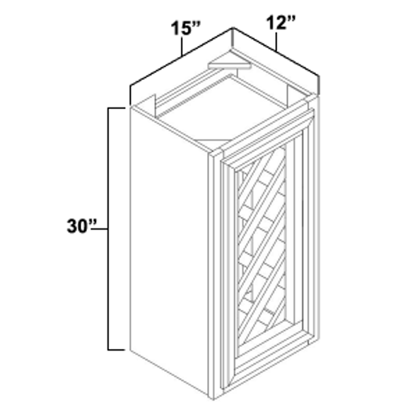 3015 Lattice Wine Rack 3015 Lattice Wine Rack
