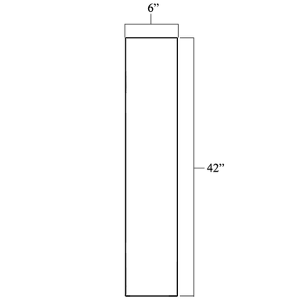 Tall Fluted Filler 3" Tall Fluted Filler 3"