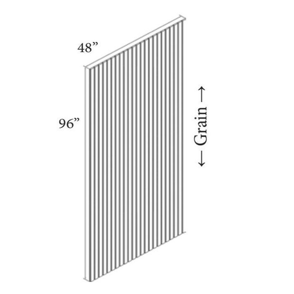 Angled End Wall Cabinet 12 x 36" Angled End Wall Cabinet 12 x 36"