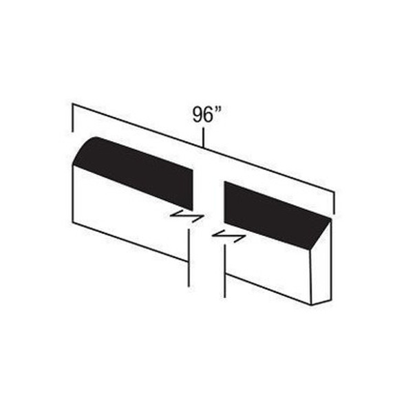 Sold in 8ft long sections. 96" x 3/4" Sold in 8ft long sections. 96" x 3/4"