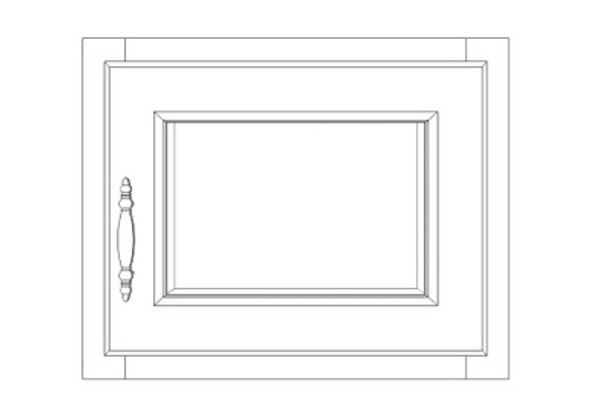 Single Decorative Stacker Wall Cabinet 15" x 12" Single Decorative Stacker Wall Cabinet 15" x 12"