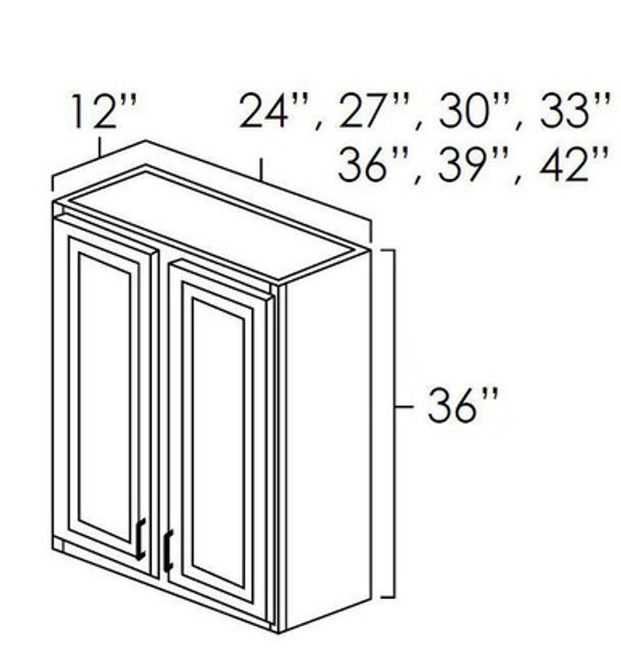 Wall Cabinet 36" x 36" Wall Cabinet 36" x 36"