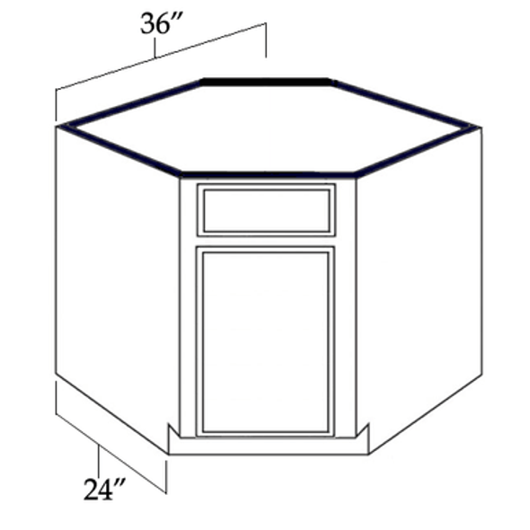 Diagonal Corner Sink Base Cabinet 36 Diagonal Corner Sink Base Cabinet 36