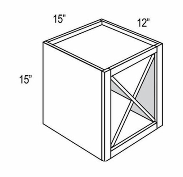 15"W X 12"D X 15"H 15"W X 12"D X 15"H