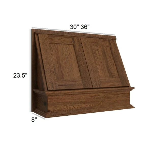 Smokehouse Hickory - RTA Range Hood Front 30"