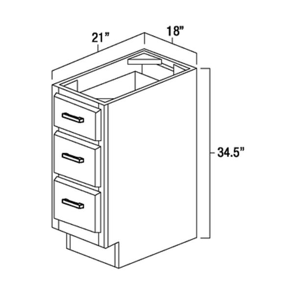 Vanity Drawer Base Cabinet 18" Vanity Drawer Base Cabinet 18"