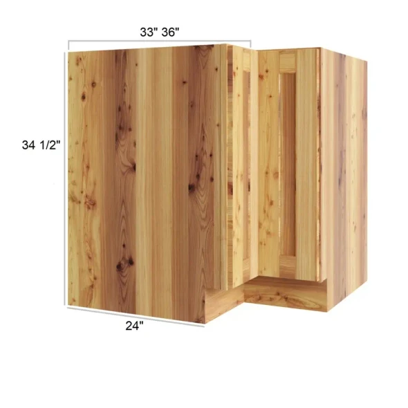 Whitetail Buck Shaker - RTA Lazy Susan Corner Base Cabinet 36"