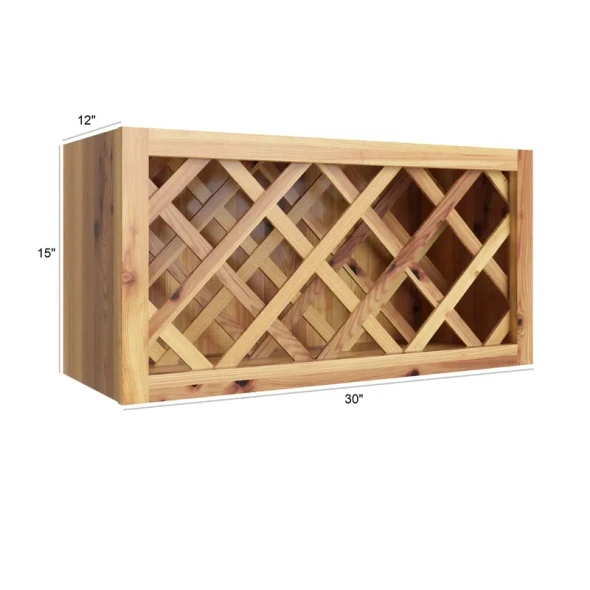 Whitetail Buck Shaker -  Latice Wine Rack