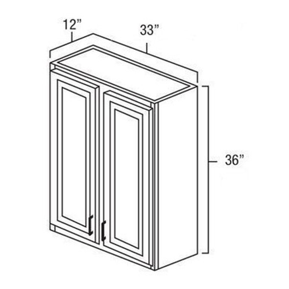 Wall Cabinet 33" x 36"