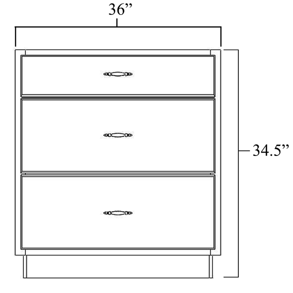 Drawer Base Cabinet 36"