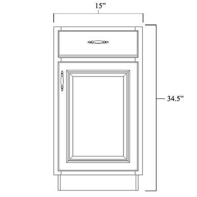 Base Cabinet 15"