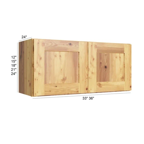 Whitetail Buck Shaker - RTA Refrigerator Wall Cabinet 36" x 18"