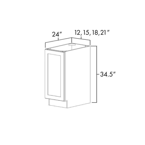 Full height cabinet