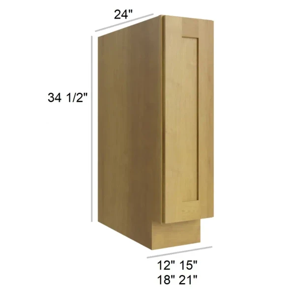 Burnt Sugar Shaker - RTA Full Height Base 18"