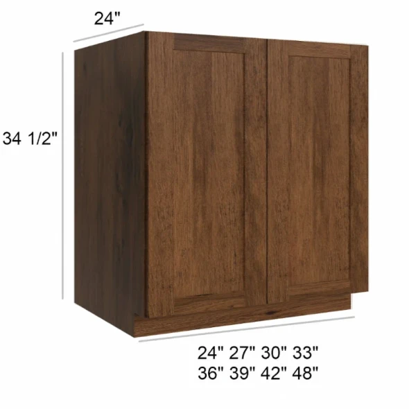 Smokehouse Hickory - RTA Full Height Base 24"