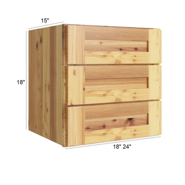 Whitetail Buck Shaker - Wall 3 Drawer 24"