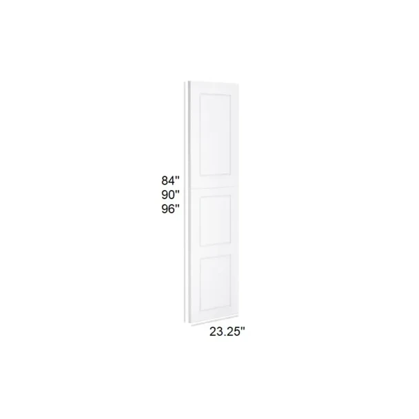 Arctic Polar White - Matching Tall End Panel 90"
