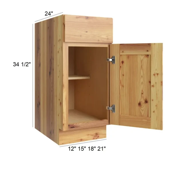 Whitetail Buck Shaker RTA Base Cabinet 12"