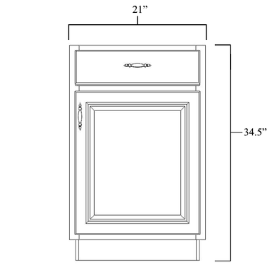 Base Cabinet 21"