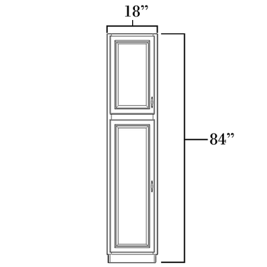 The inside of the bottom is 46 1/2" tall