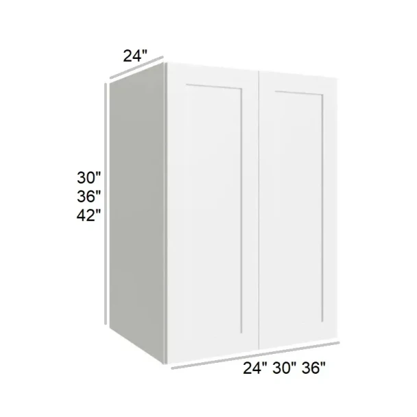 Arctic Polar White -  RTA Utility Wall Cabinet 30" x 36" x 24"