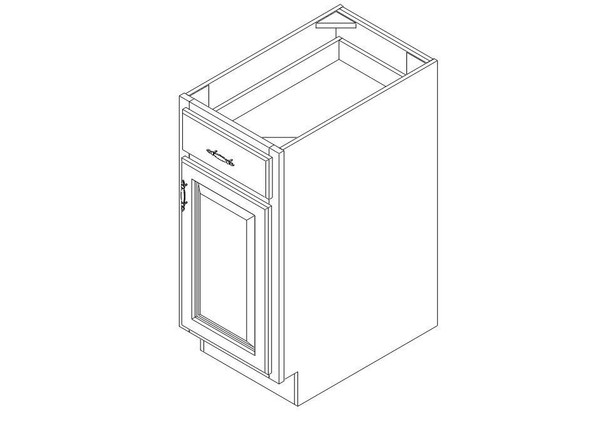 Base Cabinet 39" right view