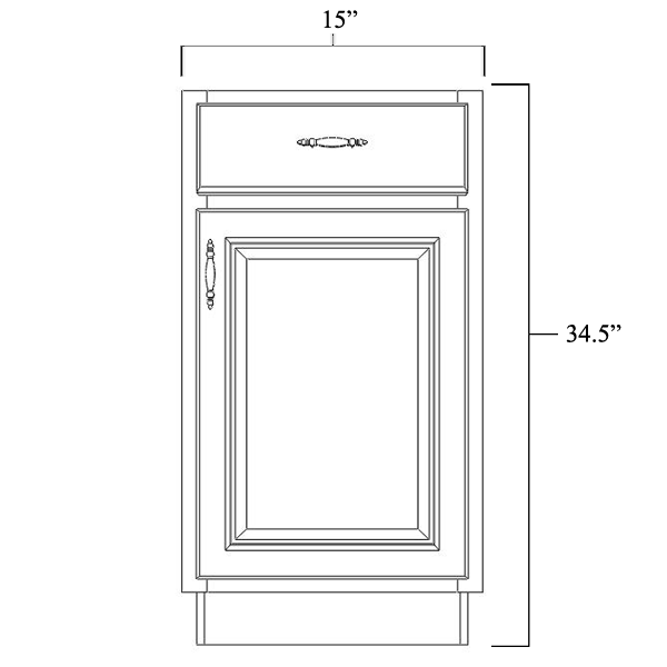 Base Cabinet 15"