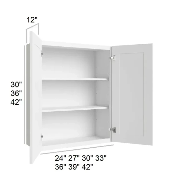 Arctic Polar White -  RTA Wall Cabinet 36" x 42"
