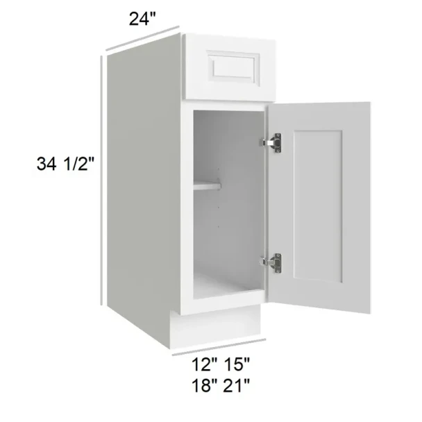 Vail White - RTA Base Cabinet 18"