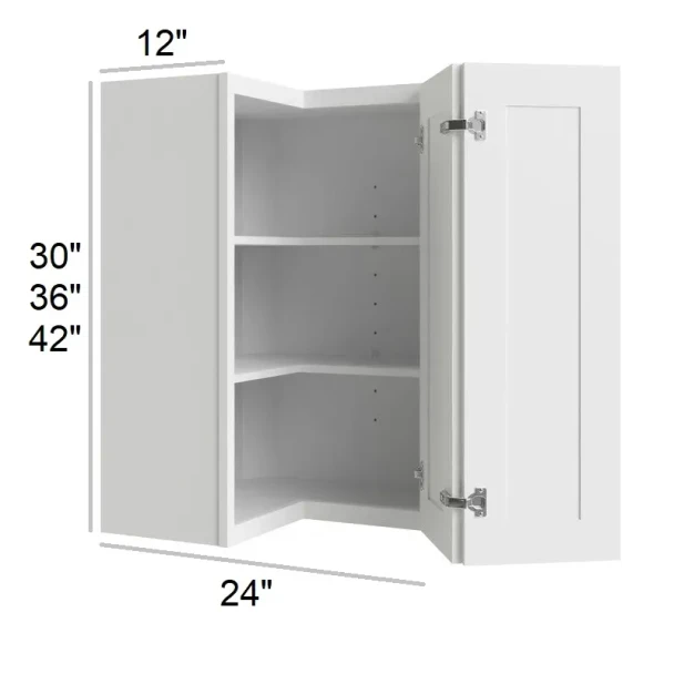 Arctic Polar White - RTA Wall Easy Reach Cabinet 36"