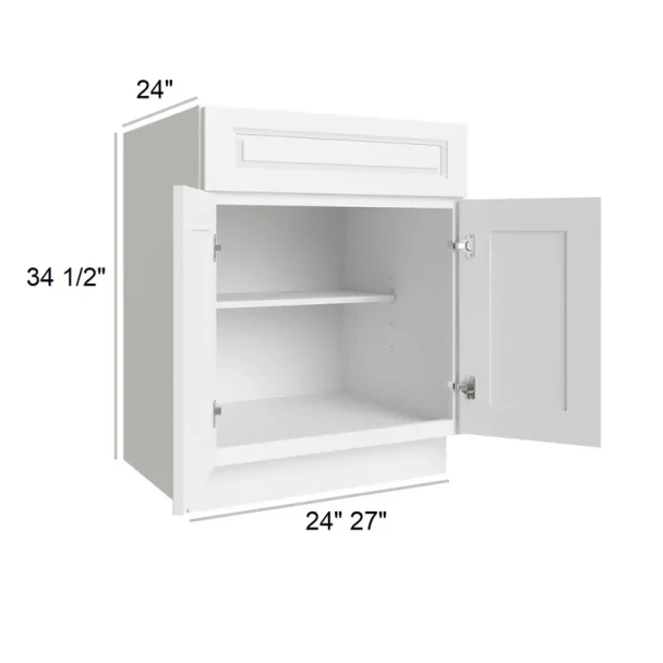 Vail White - RTA Base Cabinet 24"