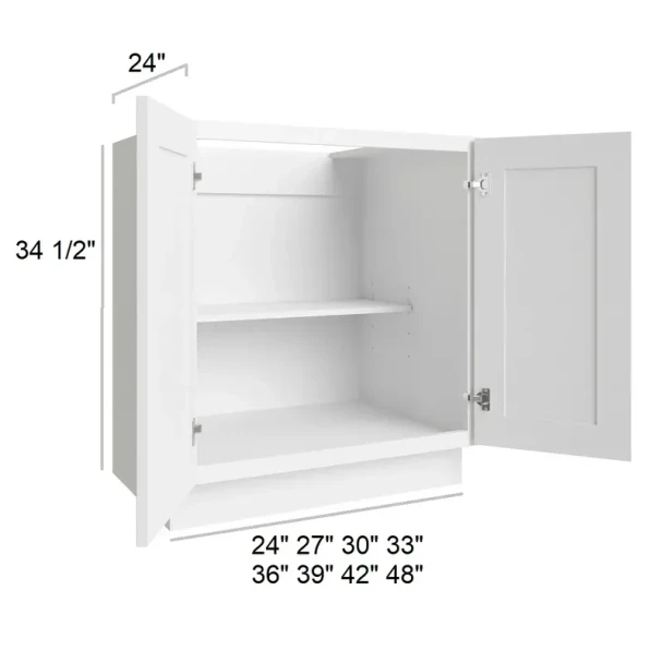 Arctic Polar White - RTA Full Height Base 48"