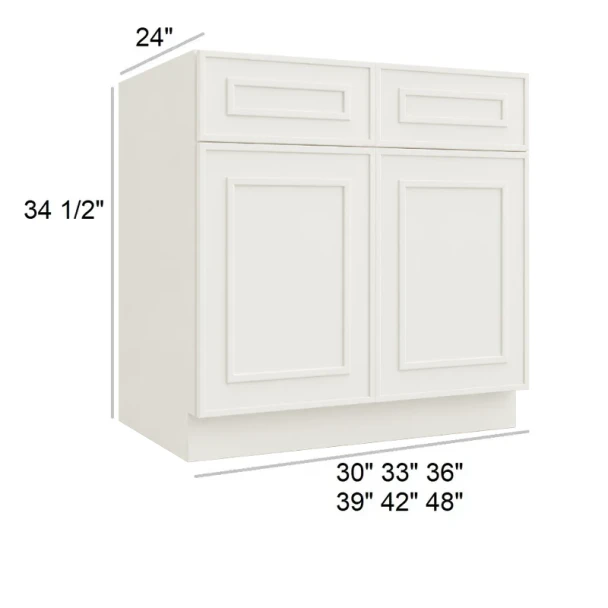 Silk Ivory -  RTA Base Cabinet 39"