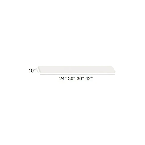 Silk Ivory - Free Floating Shelf 36"