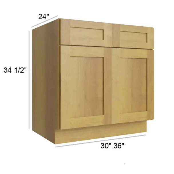 Coastal Rye - RTA Sink Base Cabinet 33"