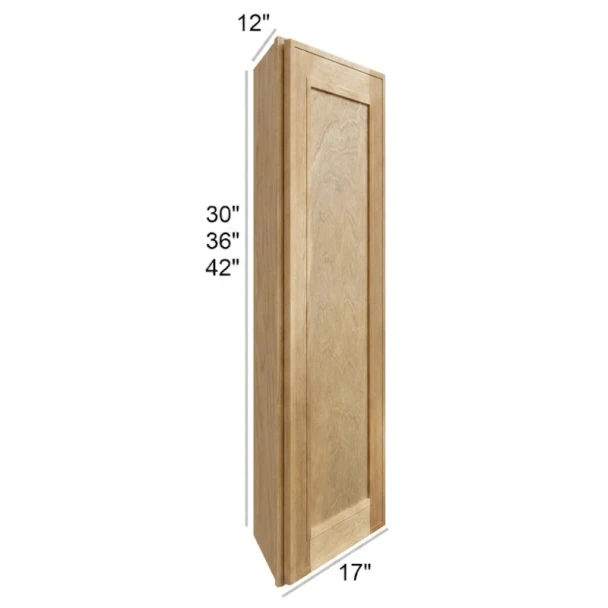 Coastal Rye -  RTA Angled End Wall Cabinet 12" x  42"