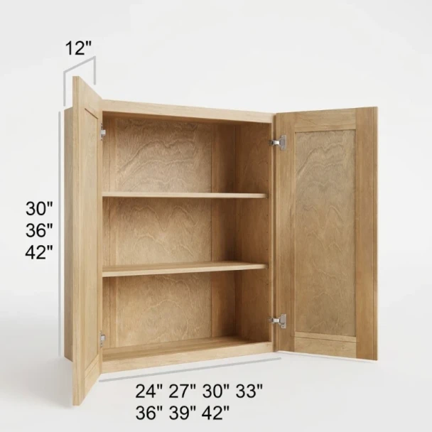Coastal Rye  - Assembled Wall Cabinet 27" x 36"