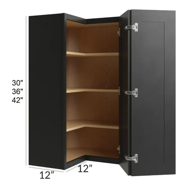 Ebony Shaker - RTA Wall Easy Reach Cabinet 36"