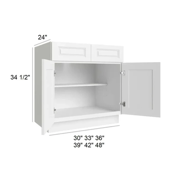 Vail White -  RTA Base Cabinet 39"