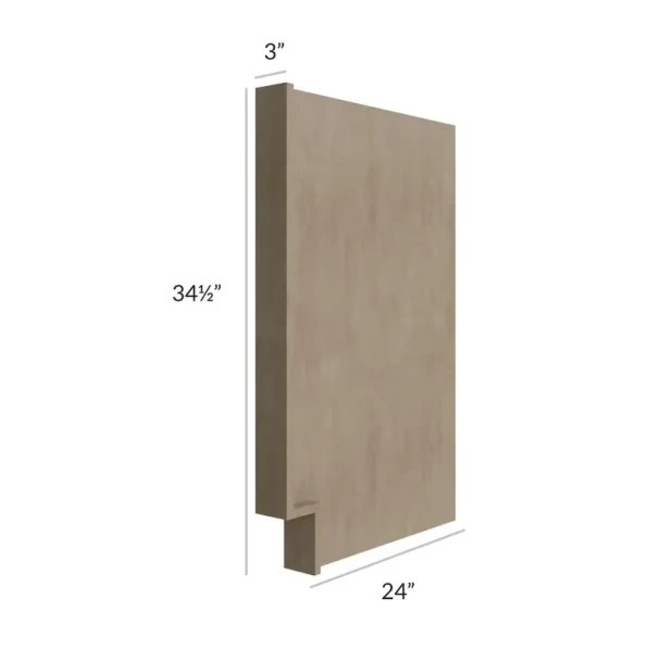 Manatee Gray - Base End Panel 3"