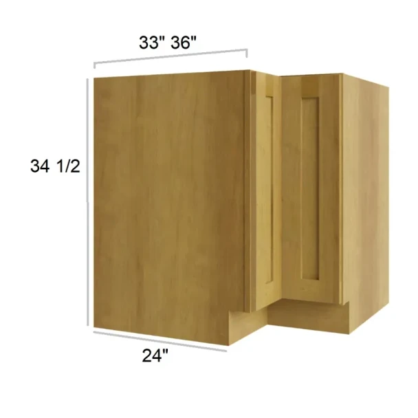 Burnt Sugar Shaker - RTA Base Easy Reach Cabinet 33"