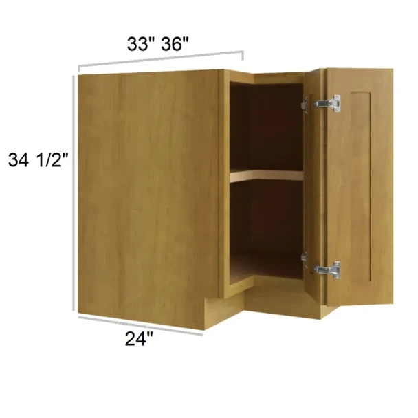 Burnt Sugar Shaker - RTA Base Easy Reach Cabinet 33"