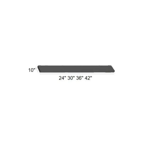 Ebony Shaker - Free Floating Shelf 42"