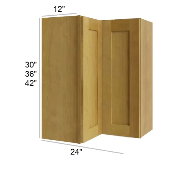 Burnt Sugar Shaker - RTA Wall Easy Reach Cabinet 42"