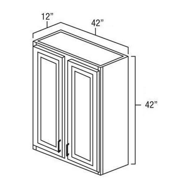 Wall Cabinet 33"X15". It Measures 33"Wx12"Dx15"H