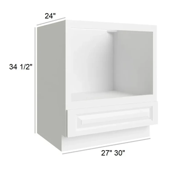 Vail White - Base Microwave Cabinet 27